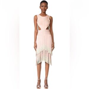Herve Leger fringe sleeveless dress | Size Small